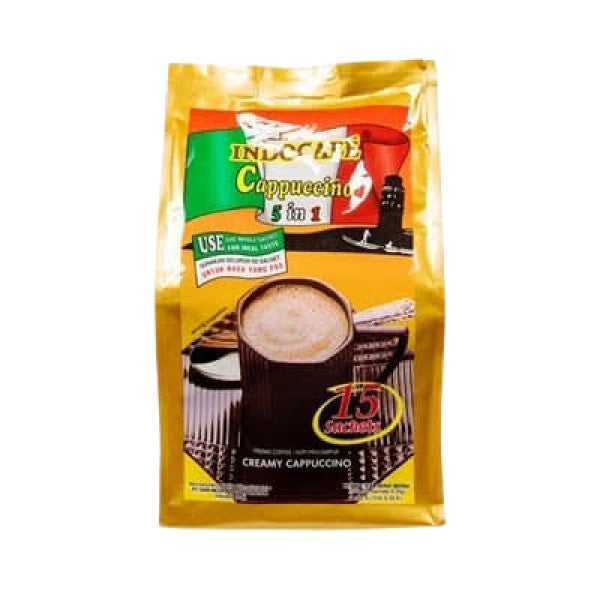 Indocafe Cappuccino Coffee Instant Coffeemix 15 Satchet