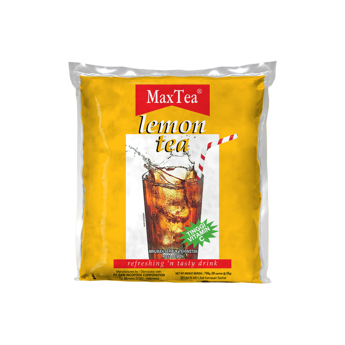 Max Tea Instant Lemon Tea 30 Sachets