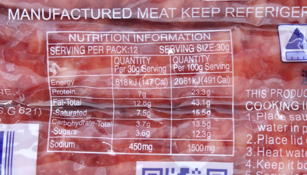 Trans Food Chinese Style Pork Sausages 375g