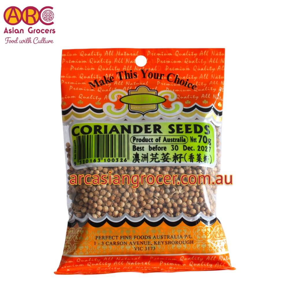 Perfect Fine Foods Coriander Seeds 70g