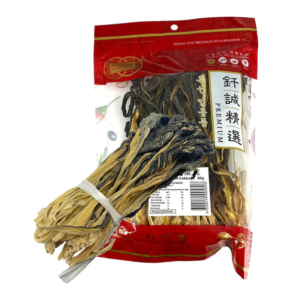 Golden Bai Wei Dried Chinese Cabbage 80g