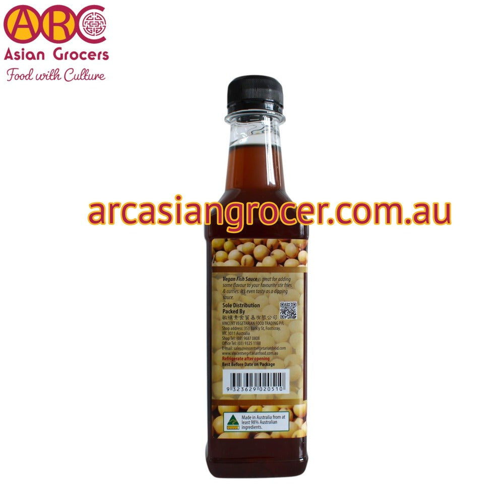 Vincent Vegetarian Food Gluten Free Vegan Fish Sauce 375ml