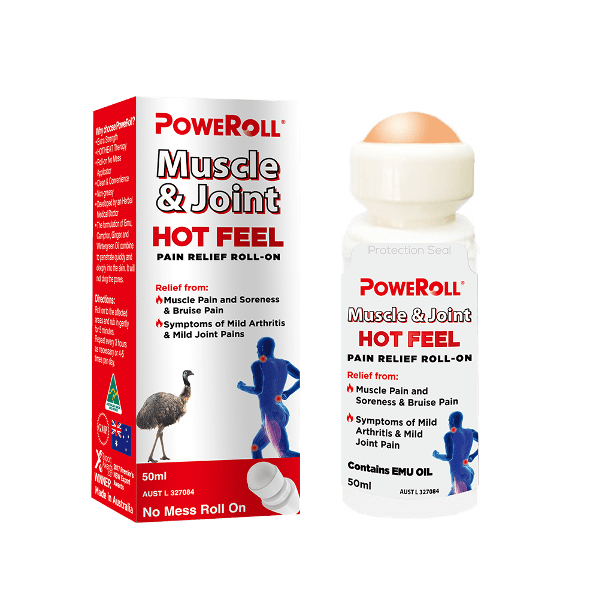 PoweRoll Pain Relief Plus Oil (Hot Feel) Roll-On 50ml