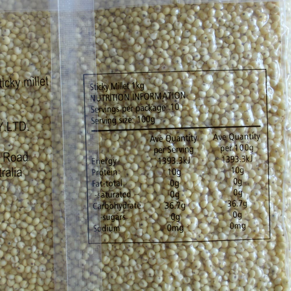 Sakura Hulled Sticky Millet 1kg