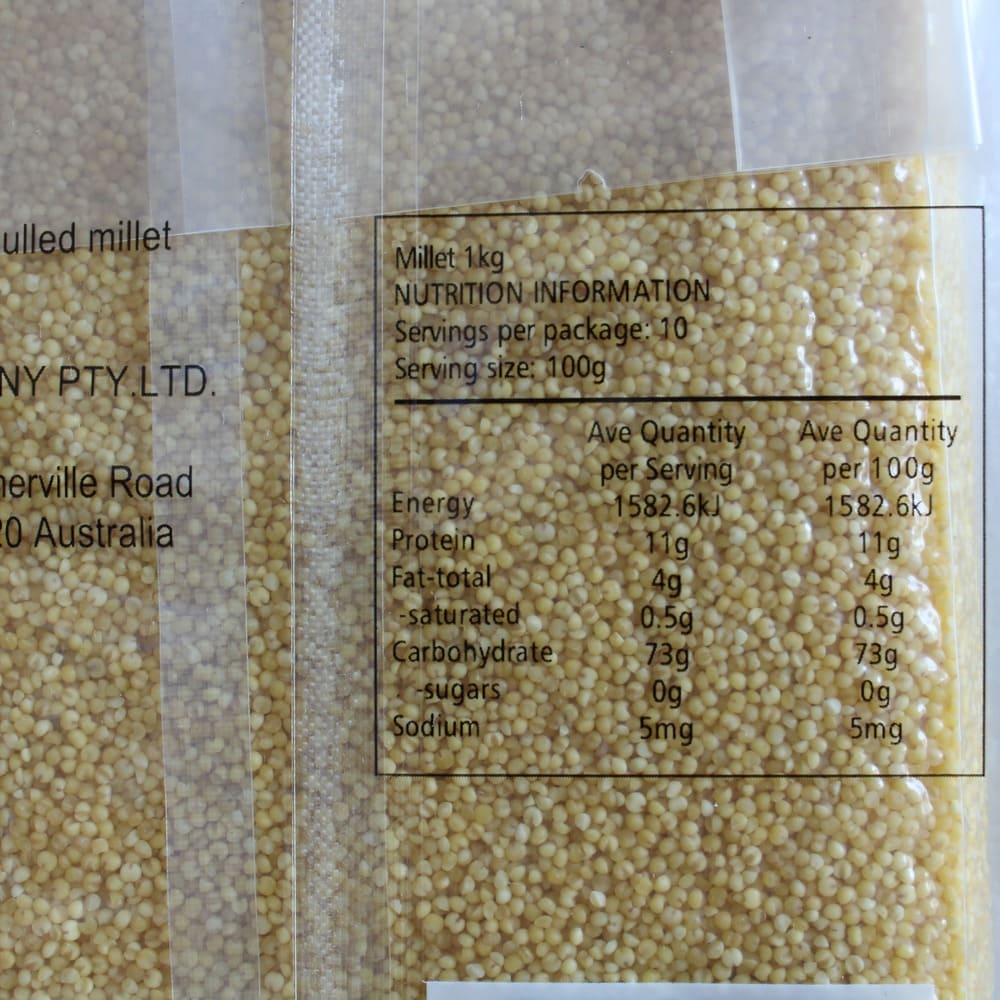 Sakura Hulled Millet 1kg