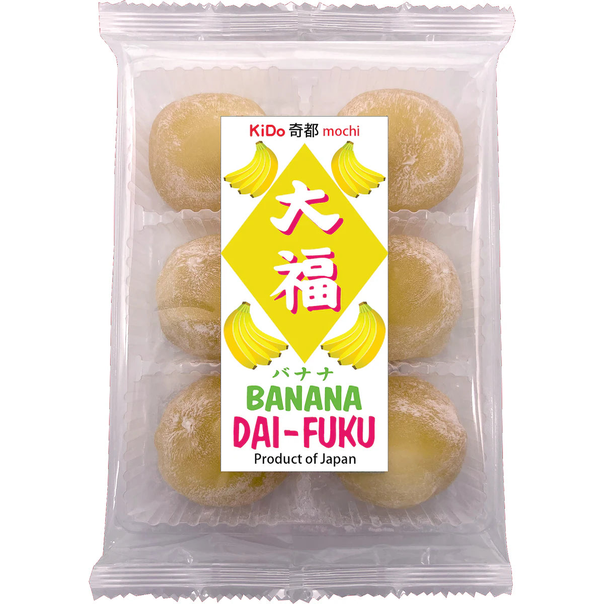 Kido Banana Flavour Mochi 6 Pieces (Exp: 28-02-2026)