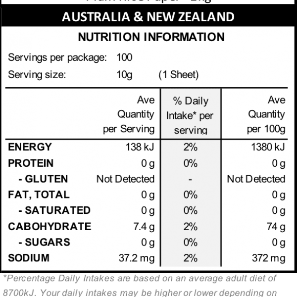 Mrs Tran's Kitchen Rice Paper Value Pack 1kg