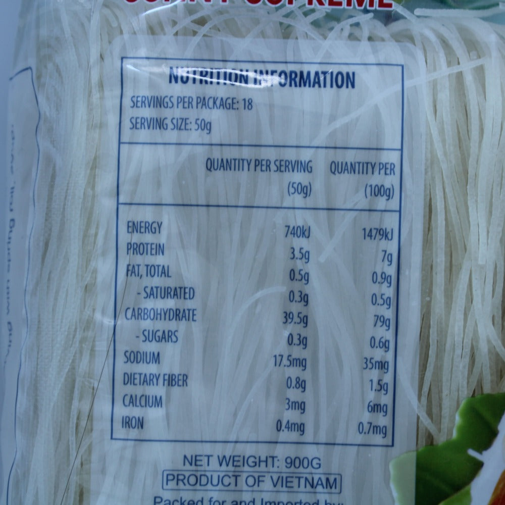 Sunny Supreme Rice Vermicelli - Bun Tuoi Sa Dec 900g