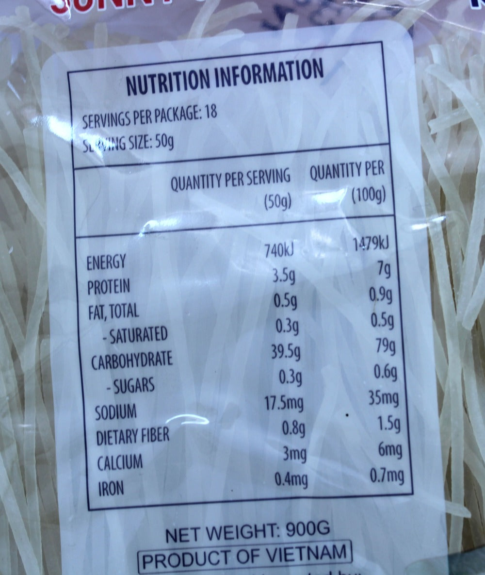 Sunny Supreme Rice Stick - Bun Bo Hue 900g