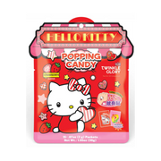 Twinkle Glory Hello Kitty and Friends - Hangyodon Strawberry Flavour Popping Candy with Tattoo Sticker 30g