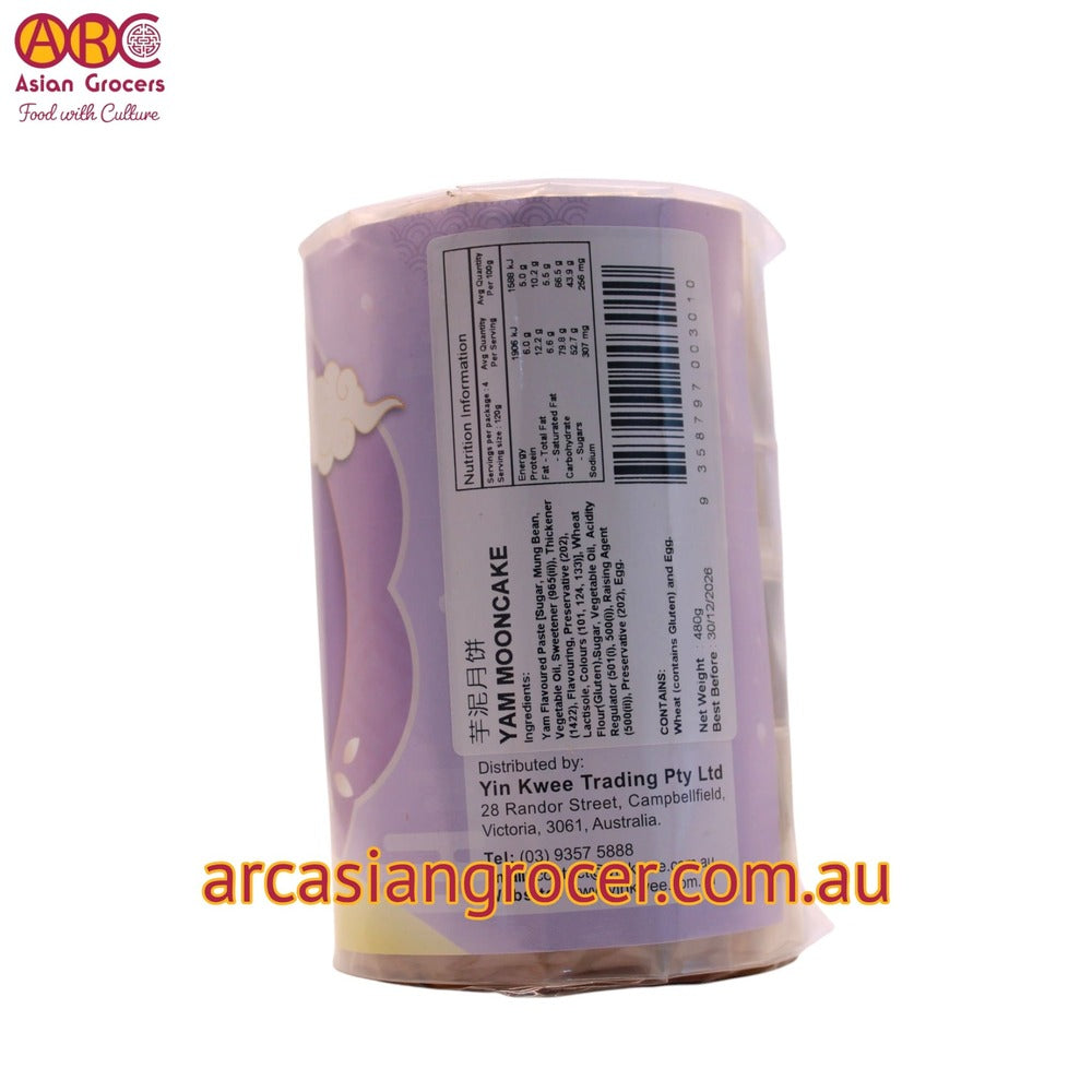 Yin Kwee Yam Paste Mooncake 480g (Best Before: 30-12-2026)