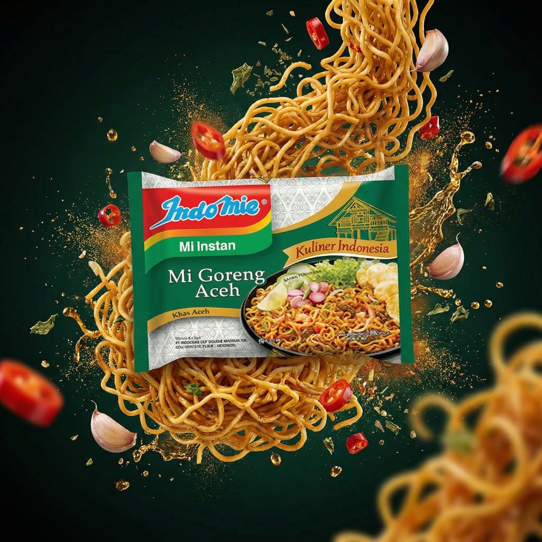 Indomie Goreng Aceh Flavour Instant Noodles 5 Packs (Best Before: 13-11-2026)