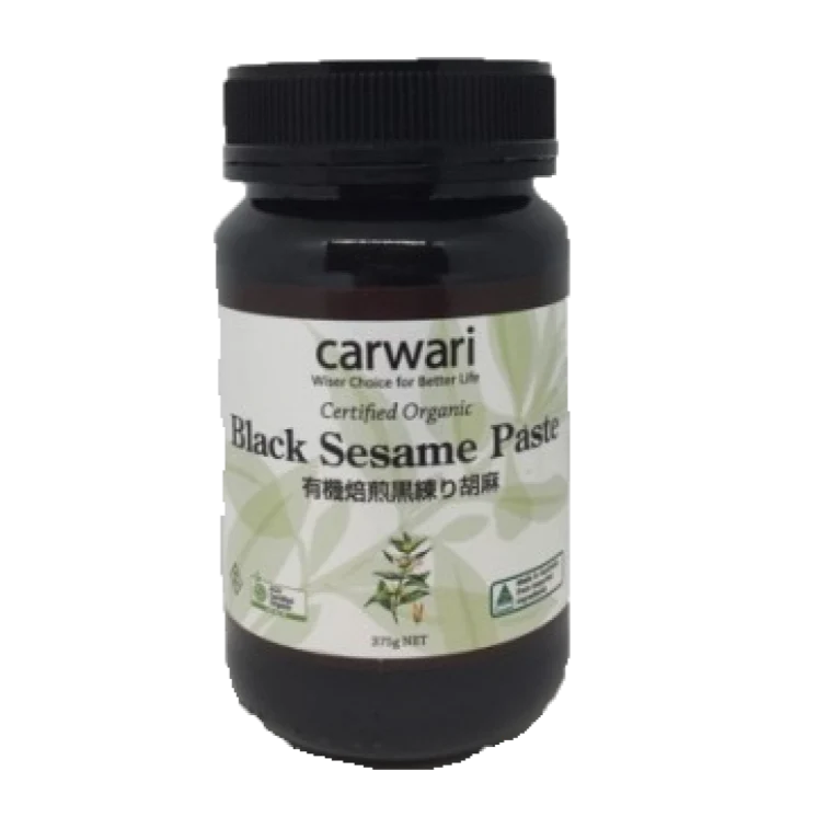 Carwari Organic Black Sesame Paste 375g (Best Before: 31-05-2028)