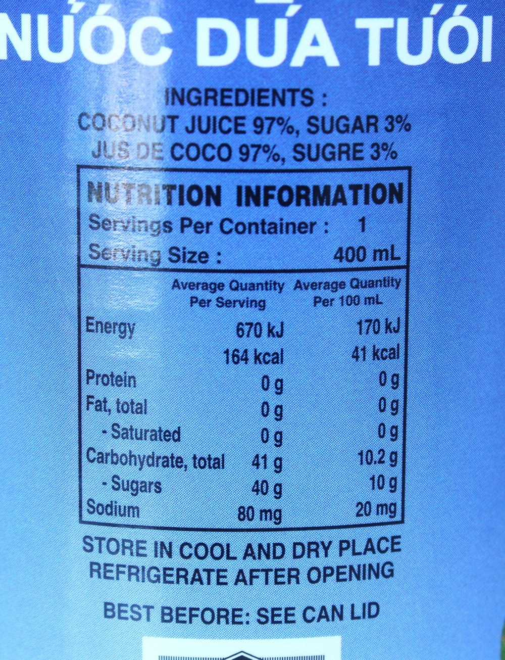 Chef's Choice Coconut Juice 400ml