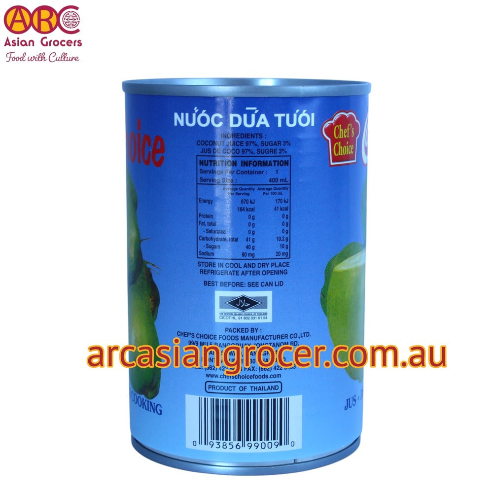 Chef's Choice Coconut Juice 400ml