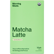 Morning Made. Vanilla Blend Matcha Latte 10 Sachets