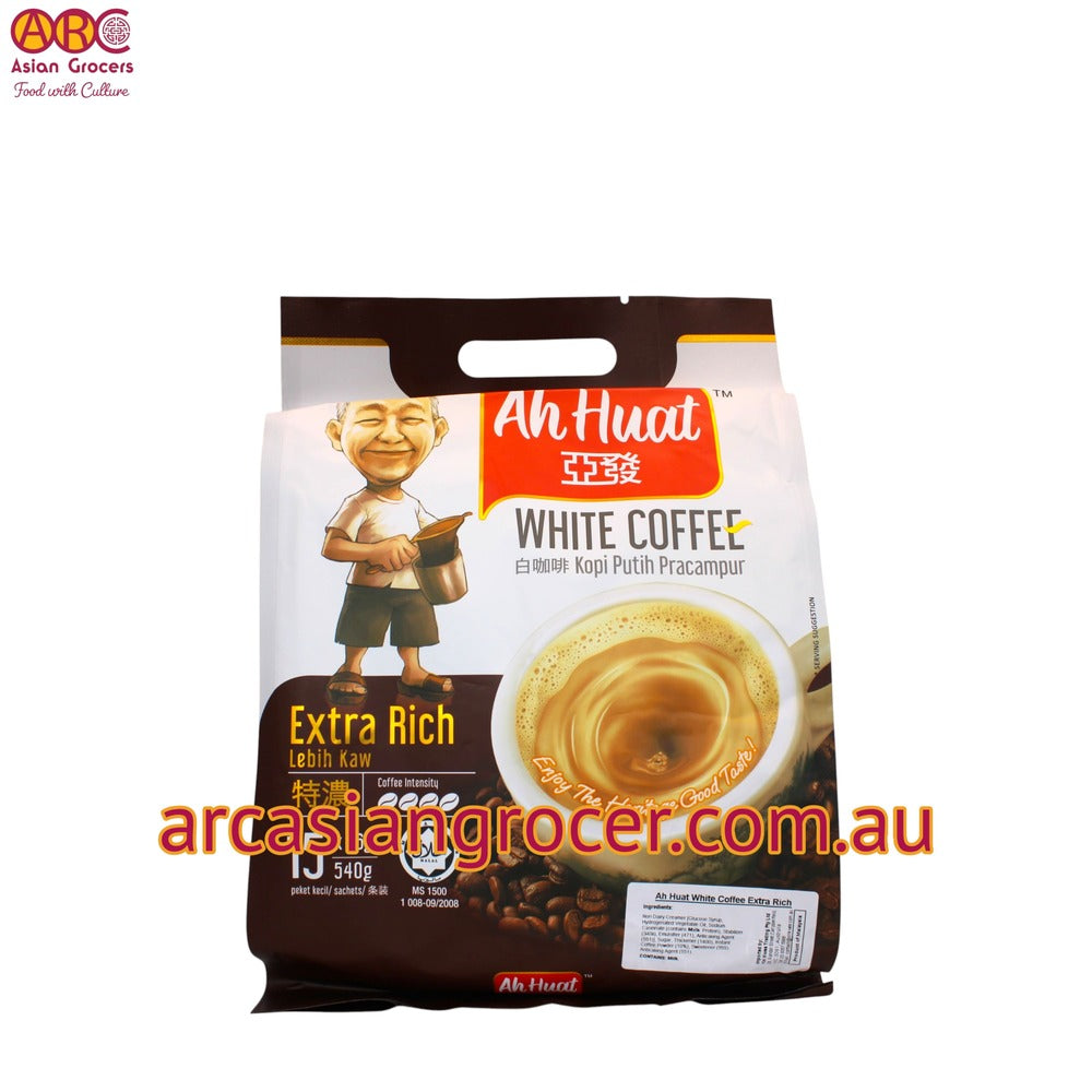 Ah Huat White Coffee Extra Rich 15 Sachets