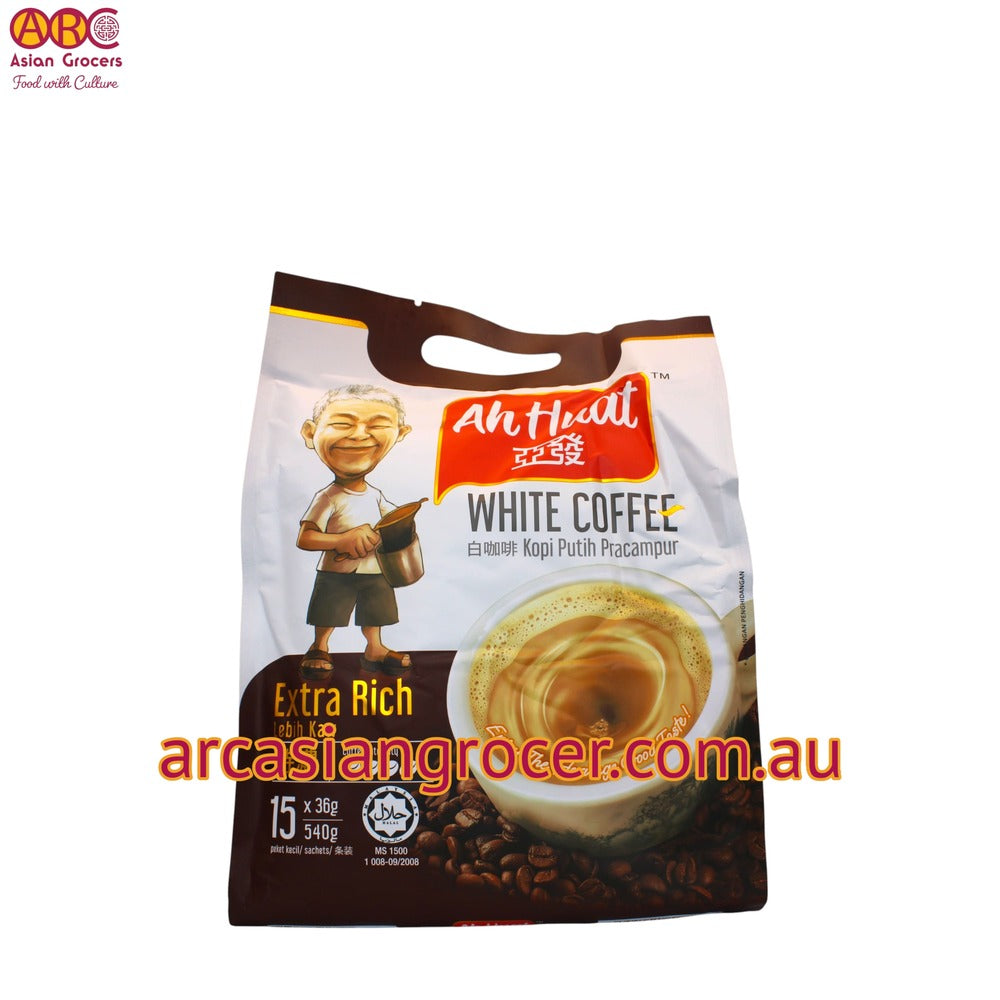 Ah Huat White Coffee Extra Rich 15 Sachets