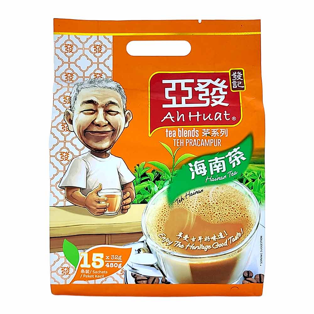 Ah Huat Instant Hainan Tea 3 in 1 Mix (32g*15) 480g