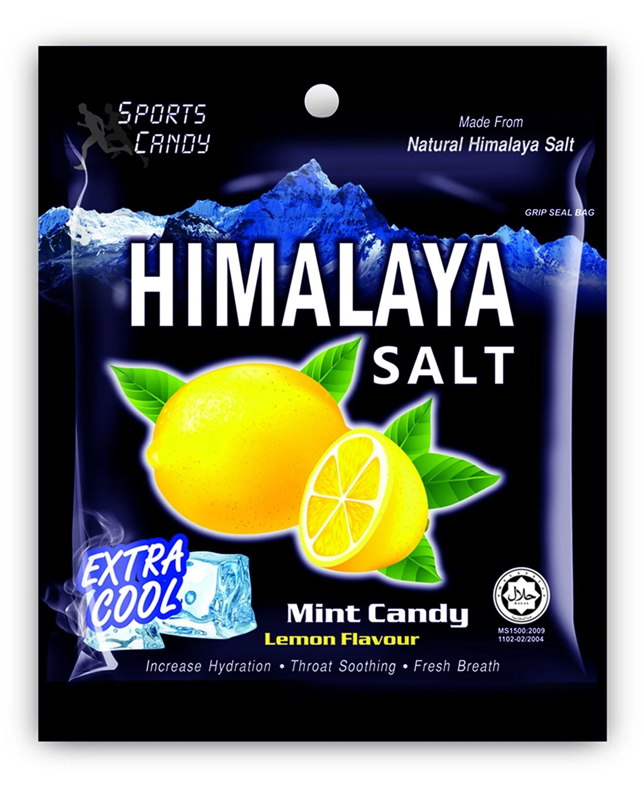 Big Foot Himalaya Salt Mint Lemon Flavour Extra Cool Candy 15g