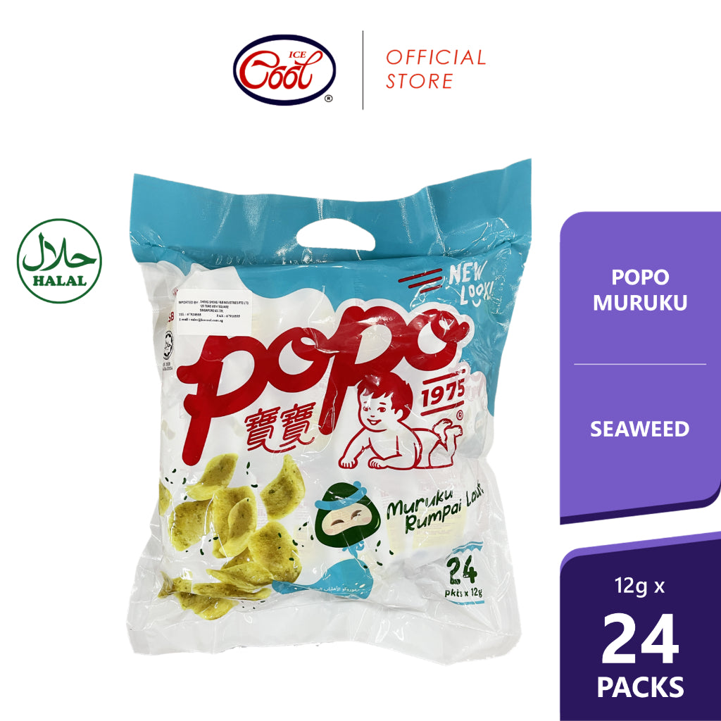 Popo Seaweed Flavour Muruku 12g*24 Packets