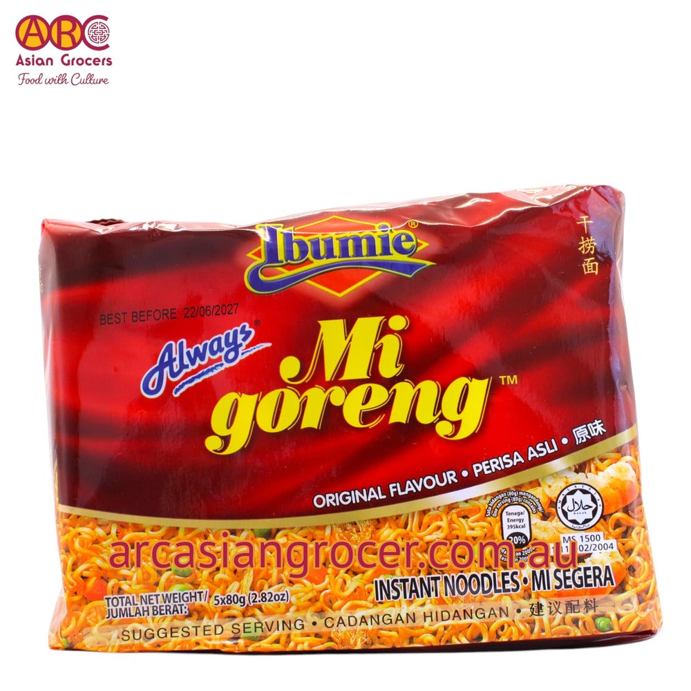 Ibumie Migoreng Original Flavor Instant Noodles 5 Packs (Best Before: 22-06-2027)