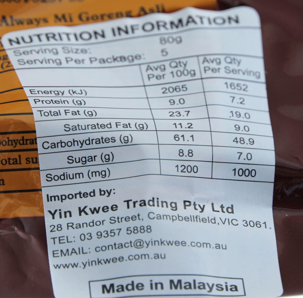 Ibumie Migoreng Original Flavor Instant Noodles 5 Packs (Best Before: 22-06-2027)