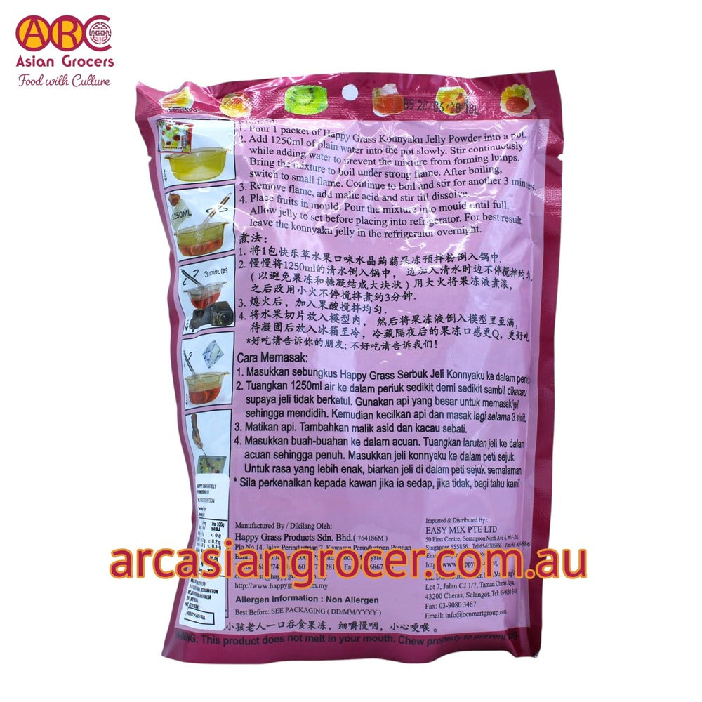 Happy Grass Konnyaku Jelly Powder with Mango Flavour 300g