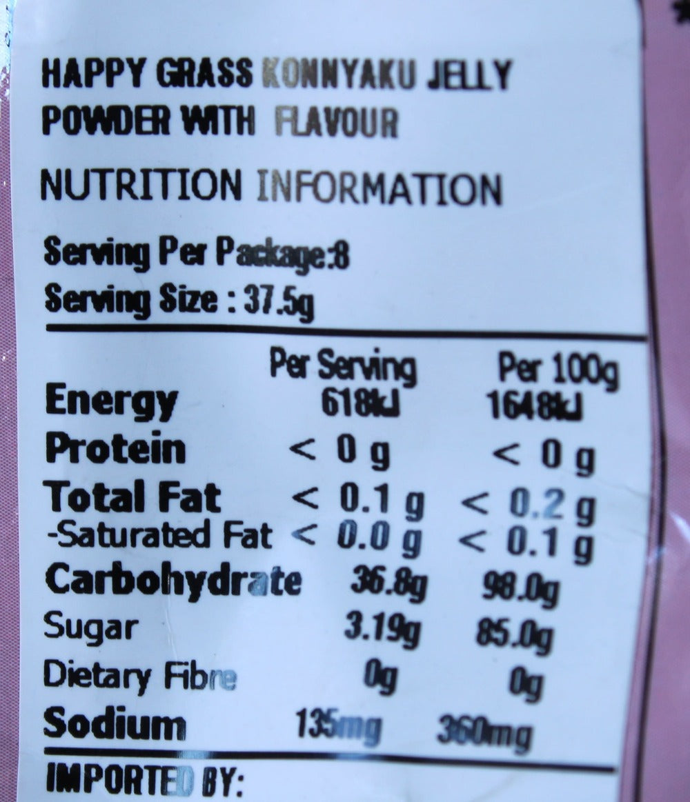 Happy Grass Konnyaku Jelly Powder with Mango Flavour 300g