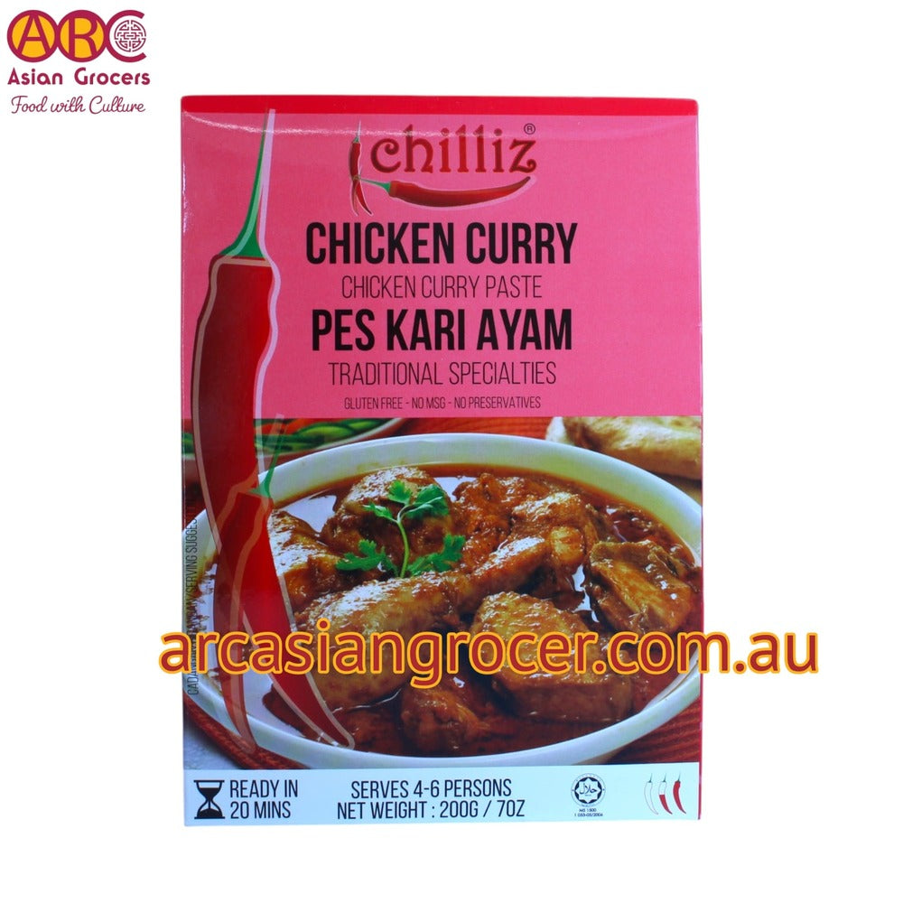 Chilliz Chicken Curry Paste 200g