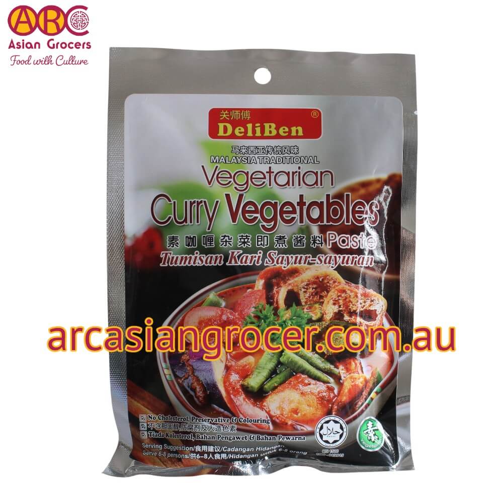 Deliben Vegetarian Curry Vegetables Paste 200g