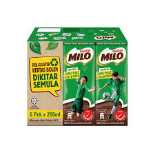 Nestle Milo 6*200ml (Best Before: 31-01-2027)
