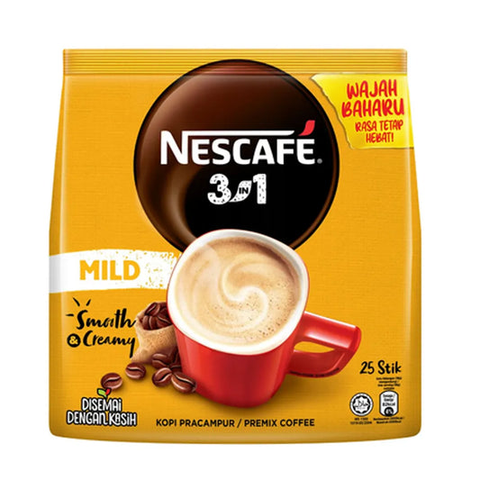 Nescafe 3 In 1 Mild Smooth & Creamy Primix Coffee 25*18g
