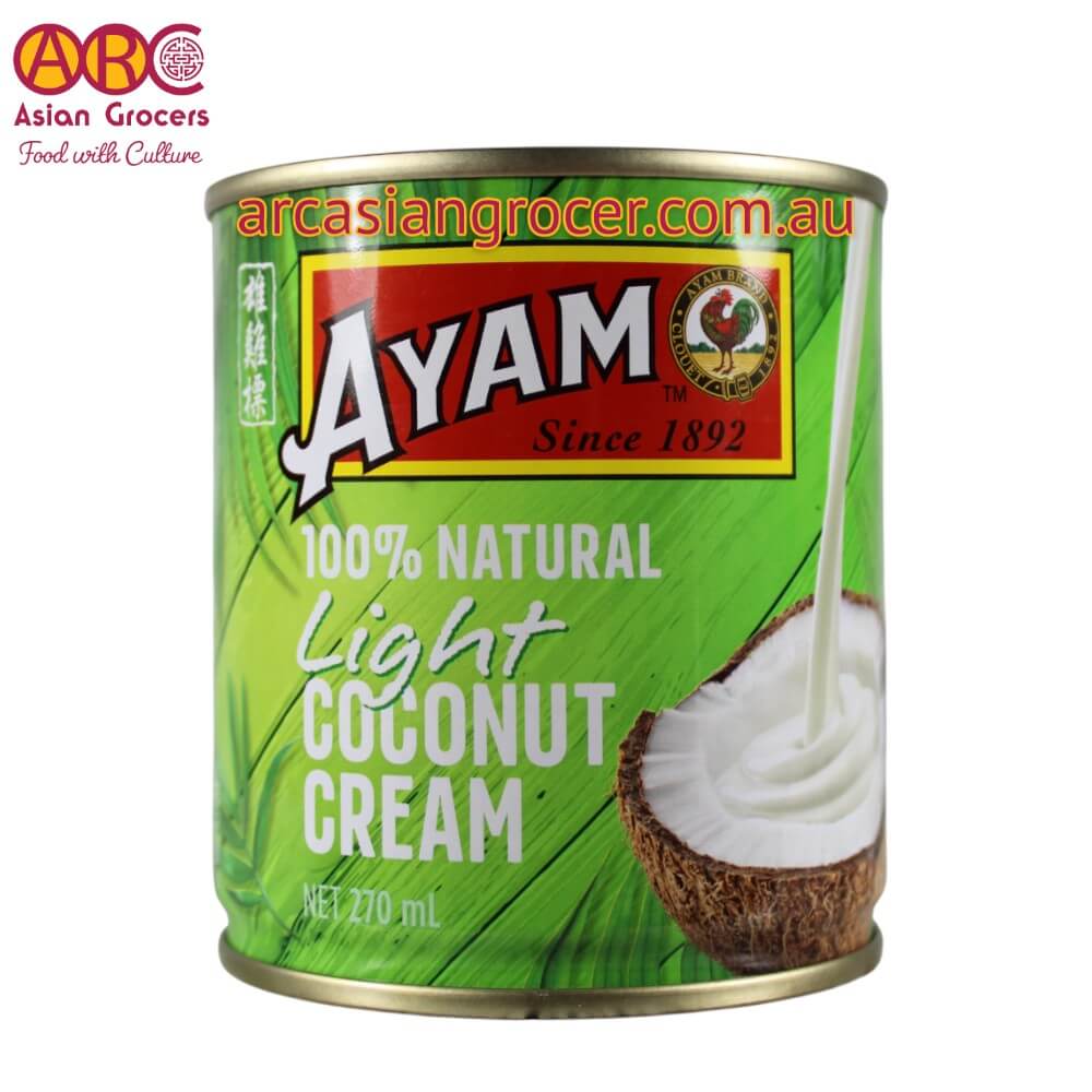 Ayam 100% Natural Light Coconut Cream 270ml