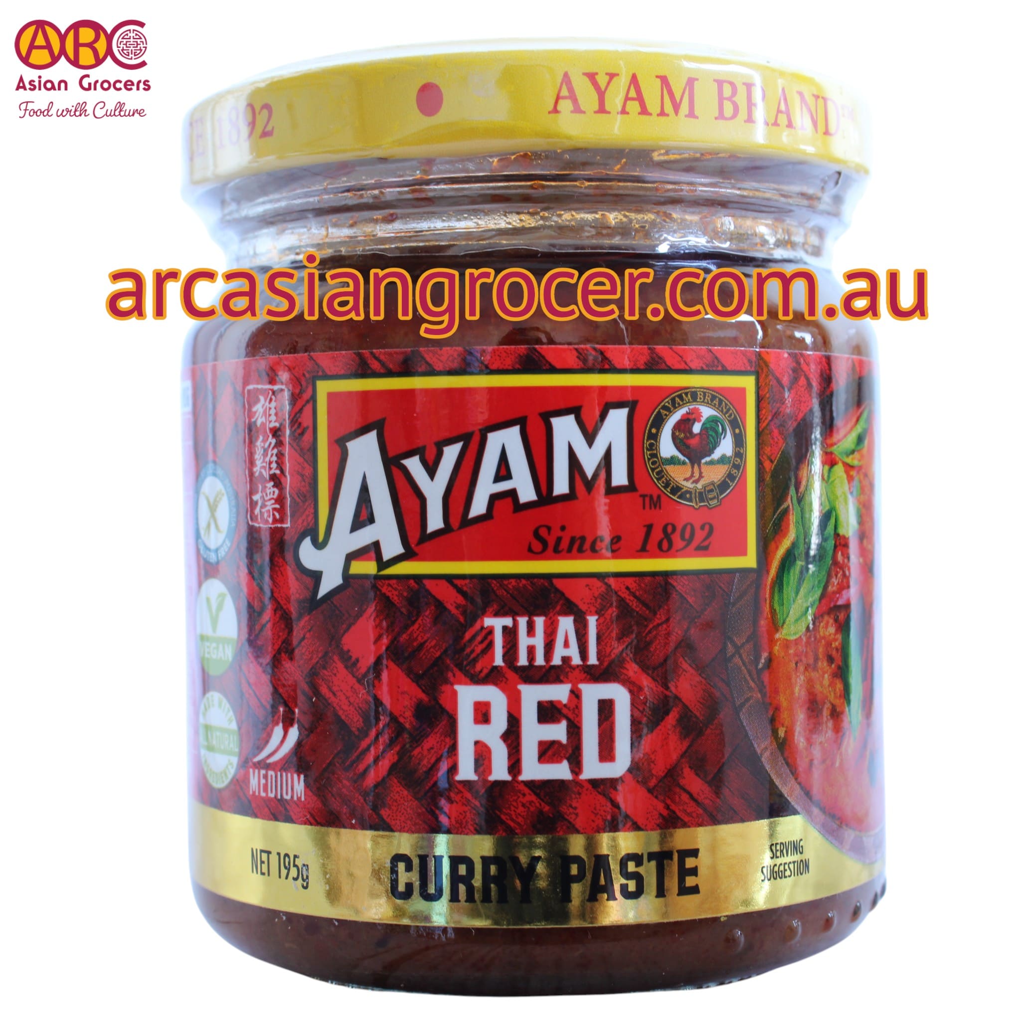 Ayam Thai Red Curry Paste 195g