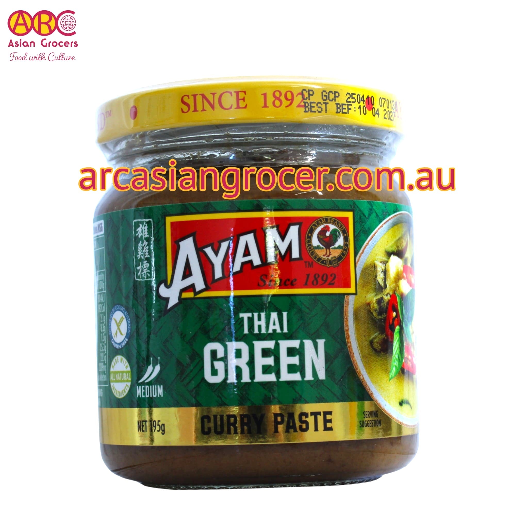 Ayam Thai Green Curry Paste 195g