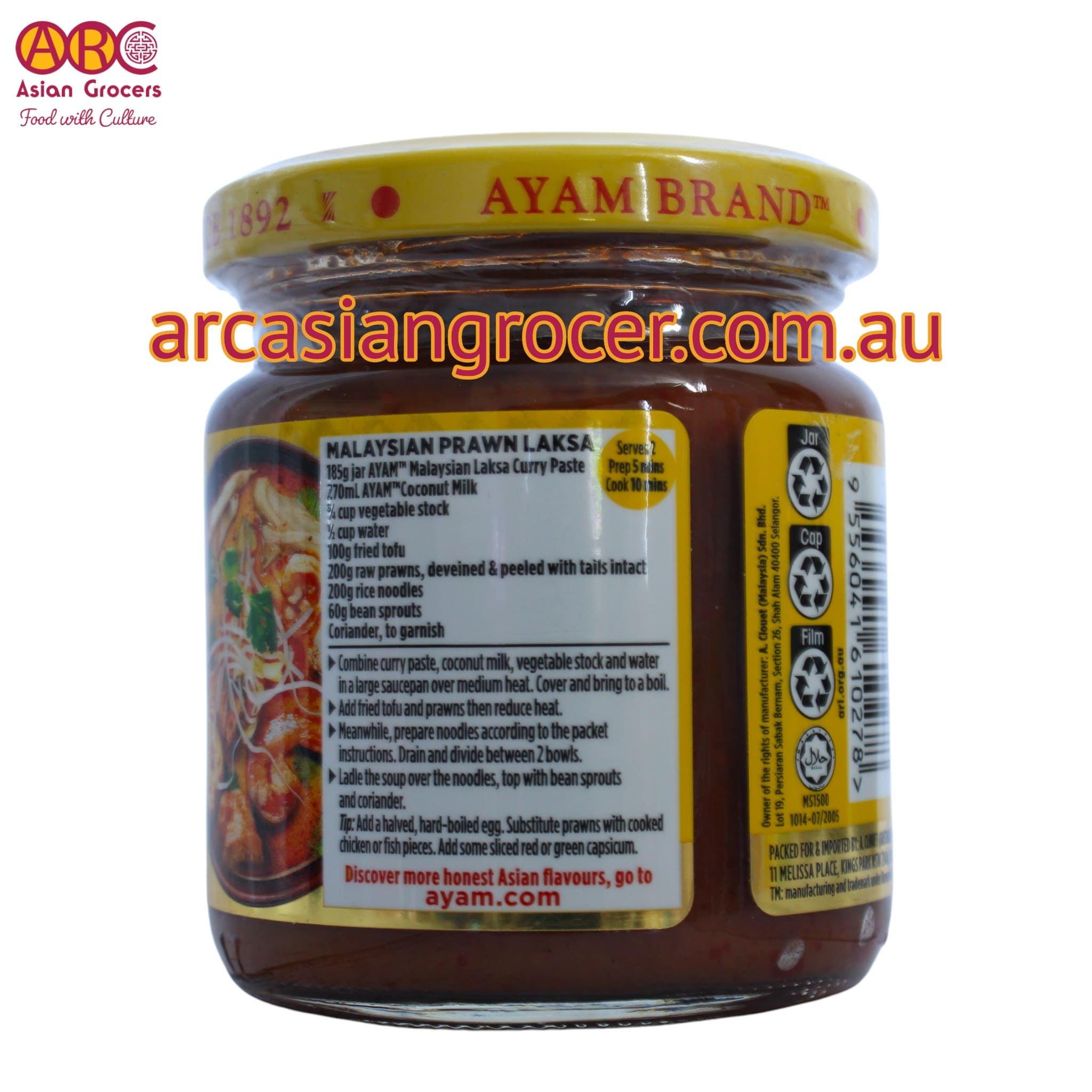 Ayam Malaysian Laksa Paste 185g
