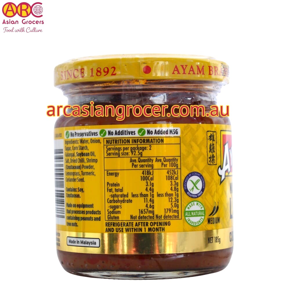 Ayam Malaysian Laksa Paste 185g