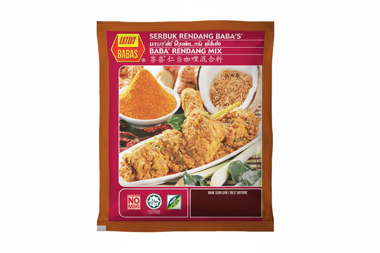 Baba's Rendang Curry Powder 250g (Best Before: 29-04-2027)