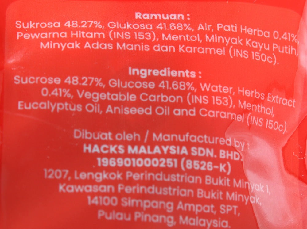 Hacks Gula Gula Original Flavour Candy 100g