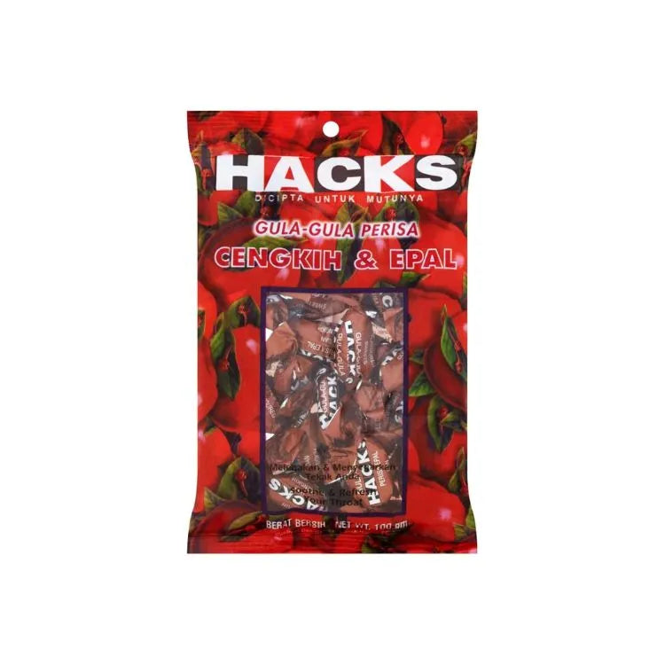 Hacks Gula Gula Clove & Apple Flavour Candy 100g