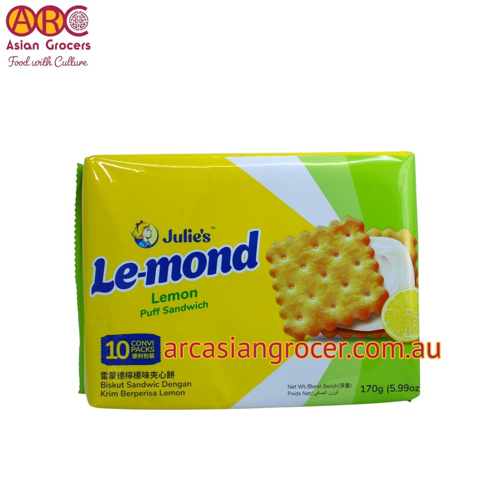 Julie’s Le-Mond Cream Puff Sandwich Biscuits 170g