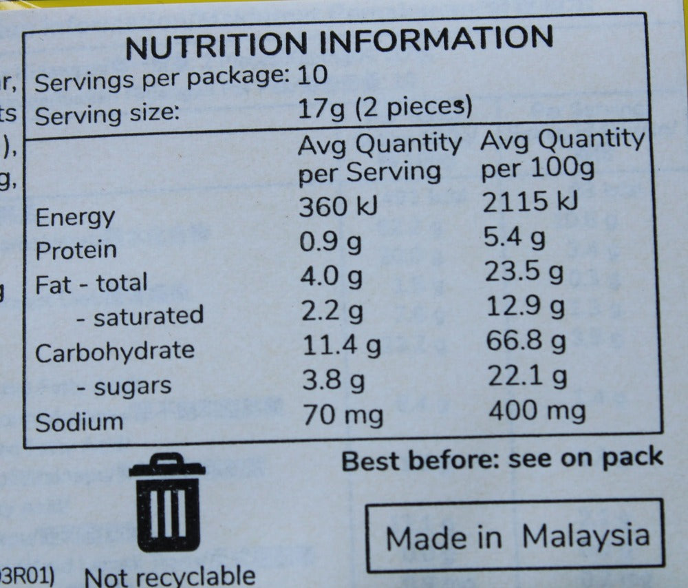 Julie’s Le-Mond Cream Puff Sandwich Biscuits 170g