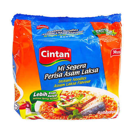 Cintan Assam Laksa Instant Noodles 5 Packs (Best Before: 16-03-2027)