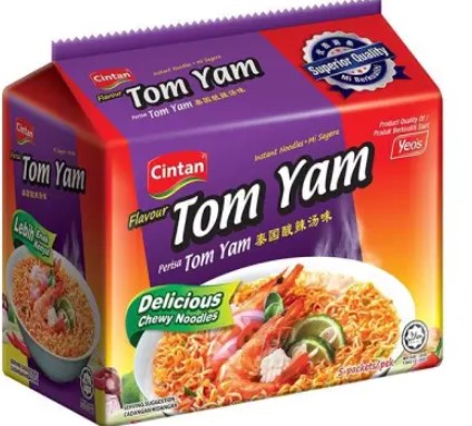 Cintan Tom Yam Flavour Instant Noodles 5 Packs