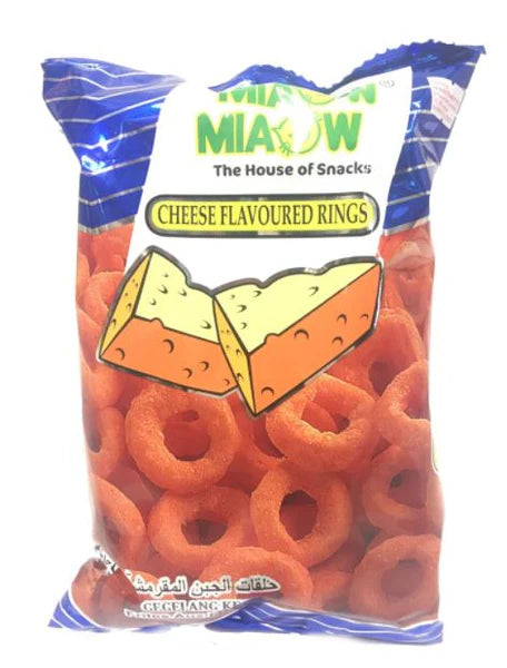 Miaow Miaow Cheese Flavoured Rings 50g