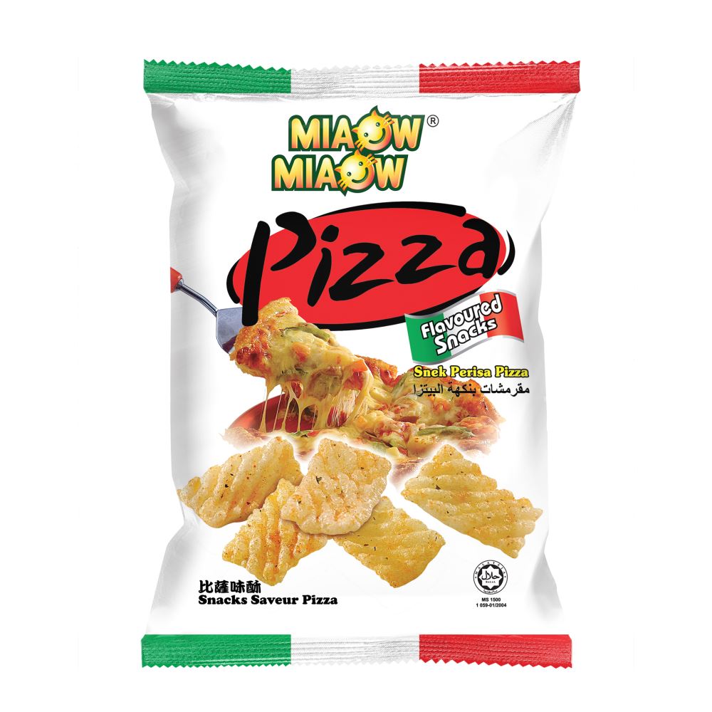 Miaow Miaow Pizza Flavoured Snacks 45g