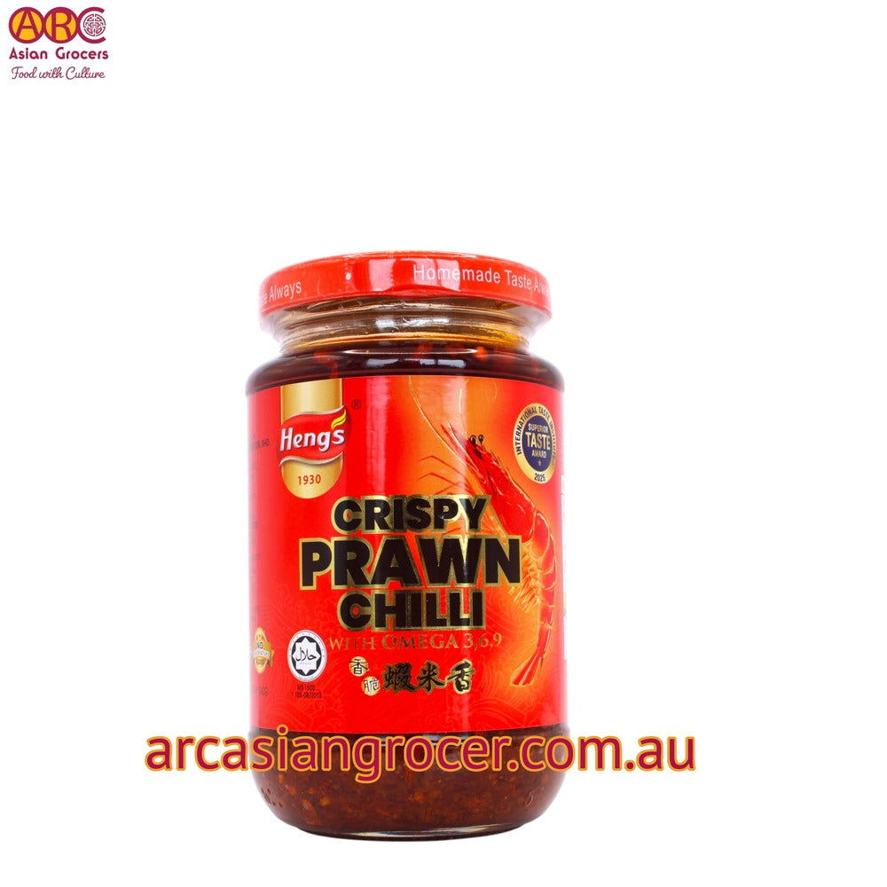 Heng's Crispy Prawn Chilli 340g (Best Before: 30-06-2028)