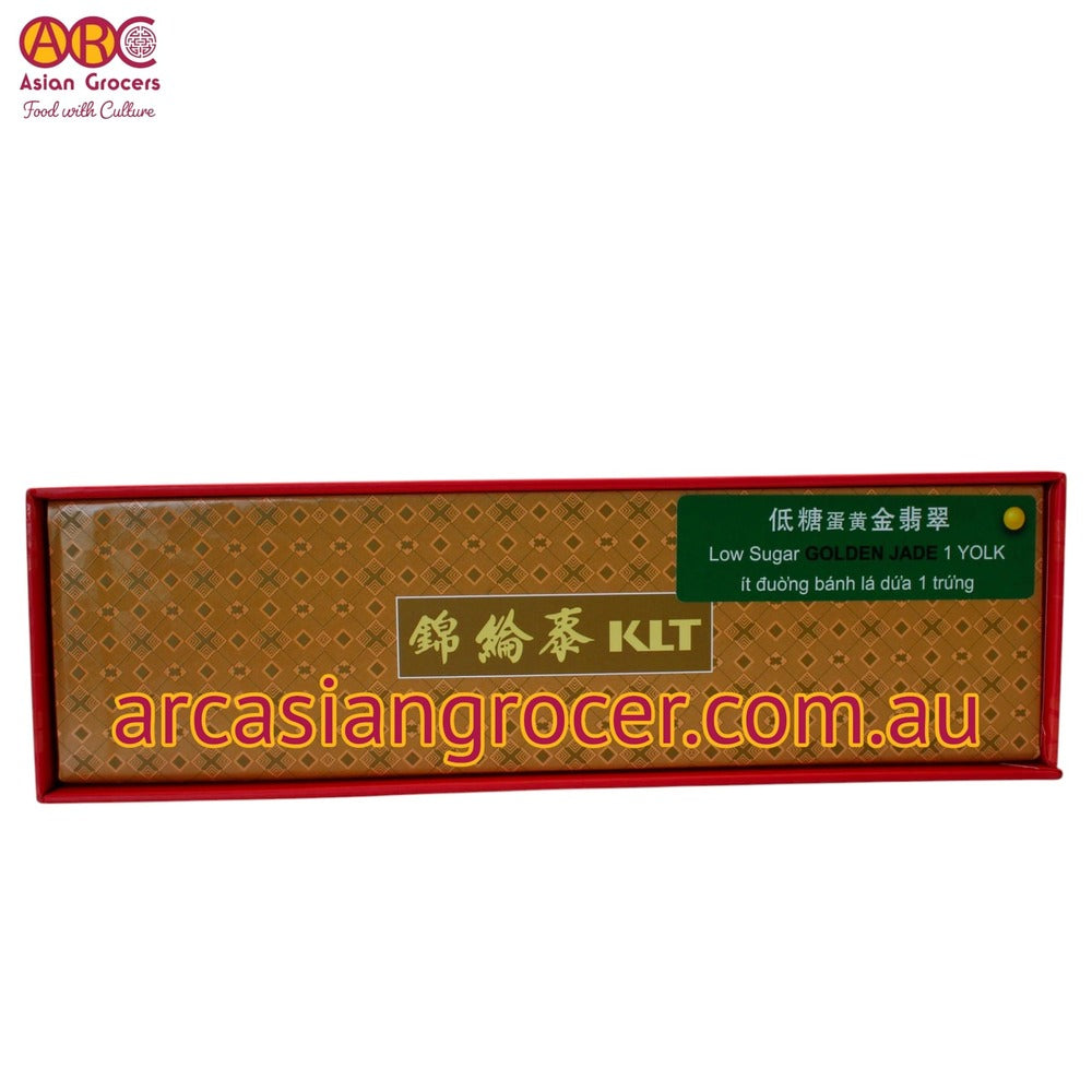 KLT Low Sugar Golden Jade with 1 Yolk Mooncake 4 Pieces (Best Before: 31-12-2026)