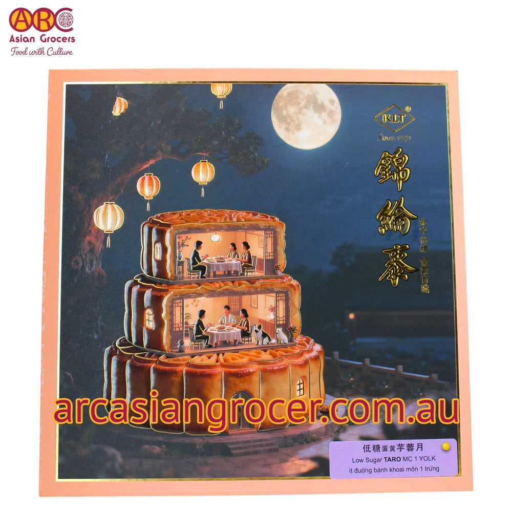 KLT Low Sugar Taro with 1 Yolk Mooncake 4 Pieces (Best Before: 31-12-2026)